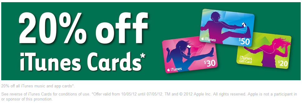 7 Eleven Deal 20 Off Itunes Cards Mac Prices Australia