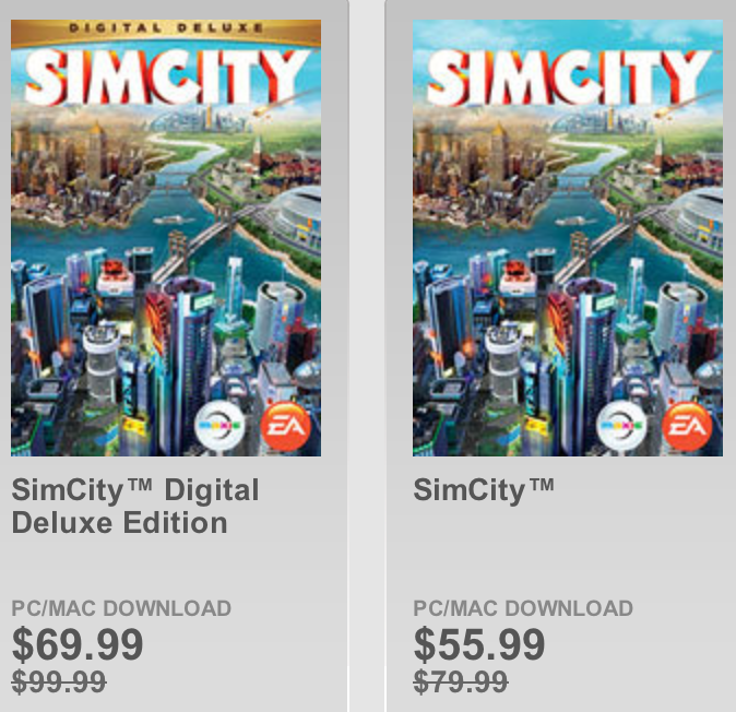 Sim City for Mac discount