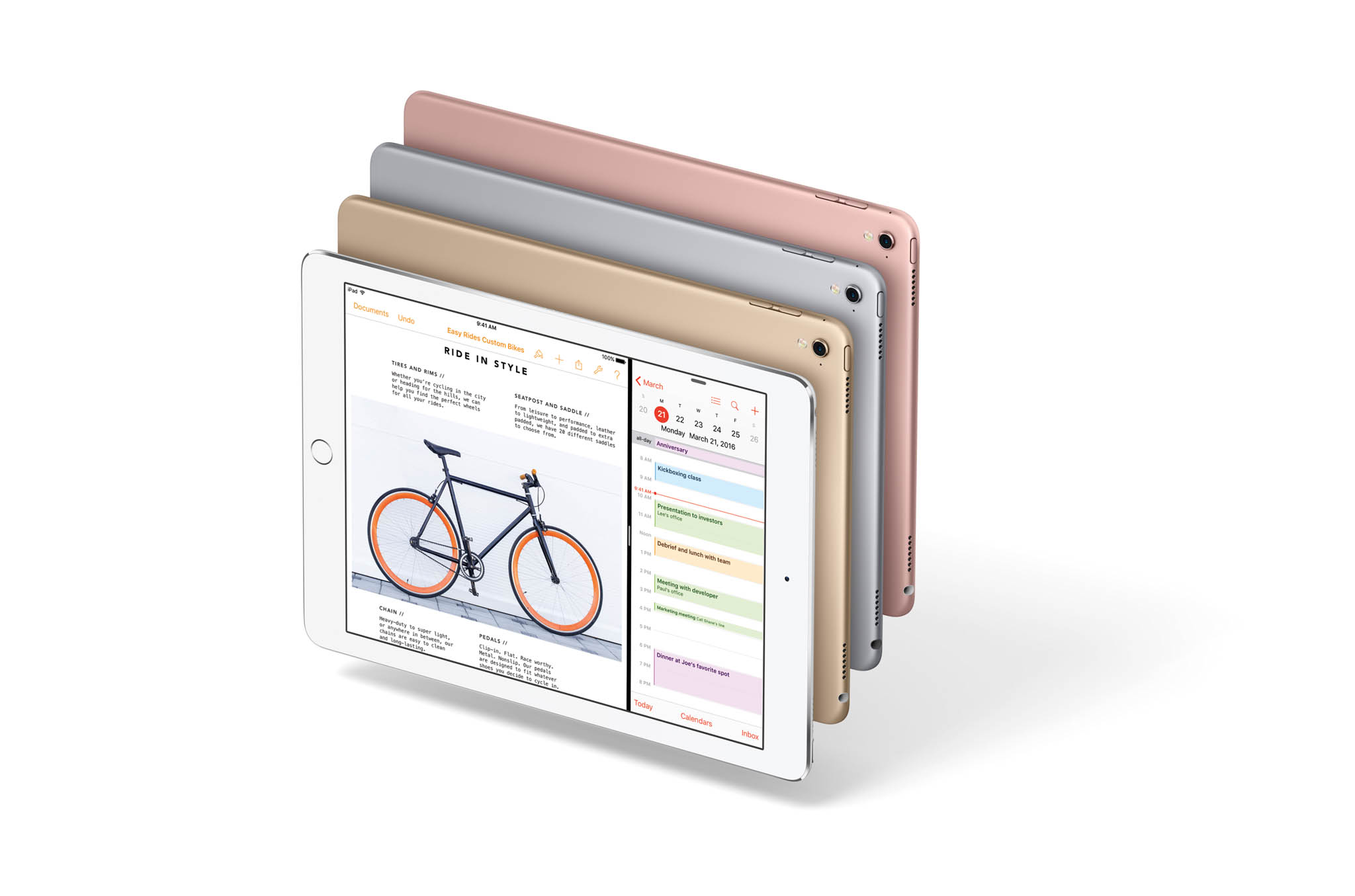 9.7-inch iPad Pro Model Colours