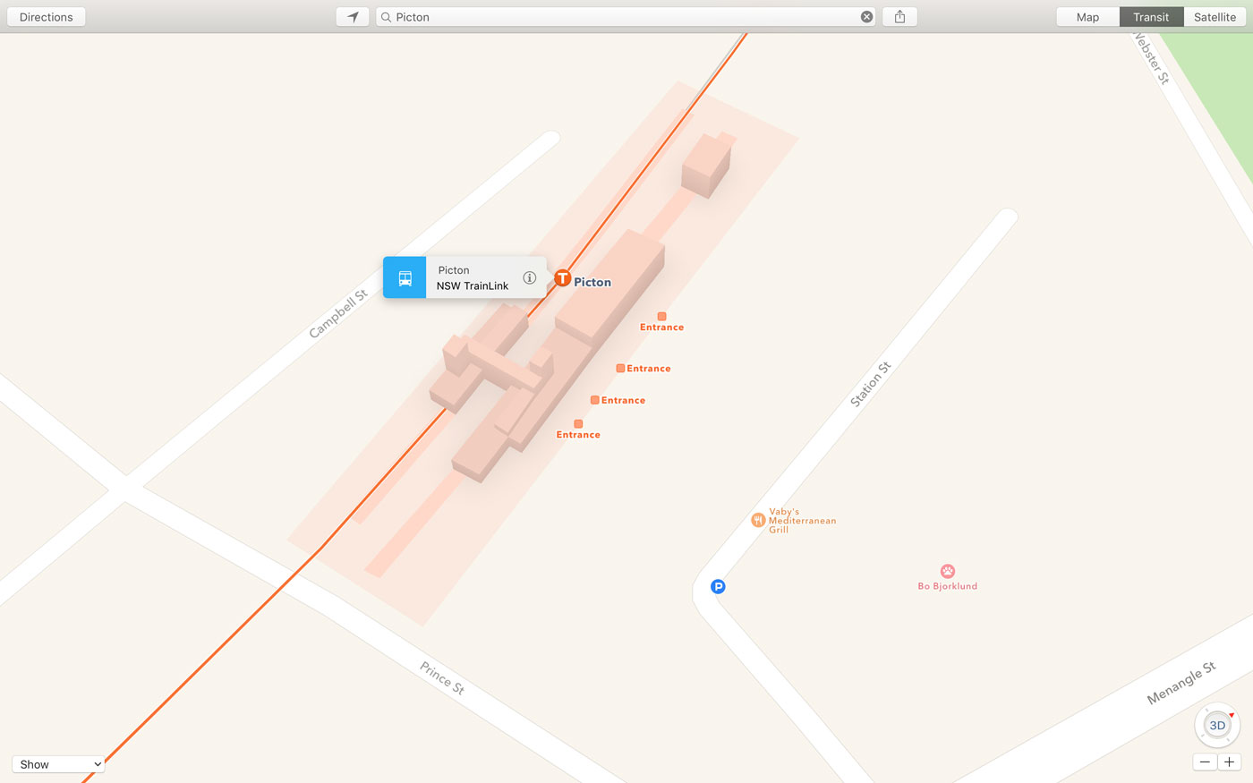 Picton, NSW On Apple Maps