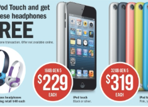 iPod Touch Australia Day bundle Target