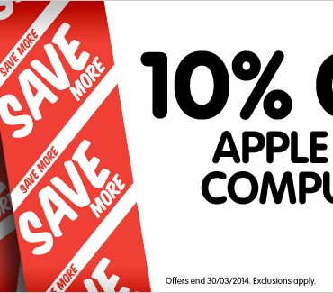 10% off Apple March
