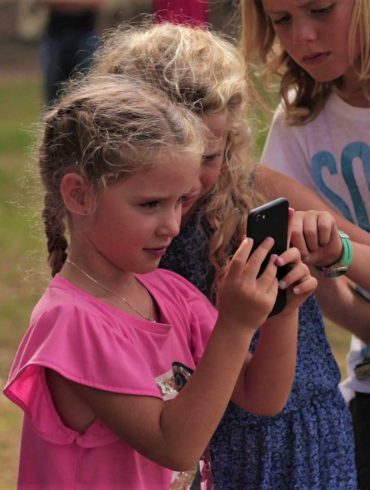 Children Using SciGround App in Picton
