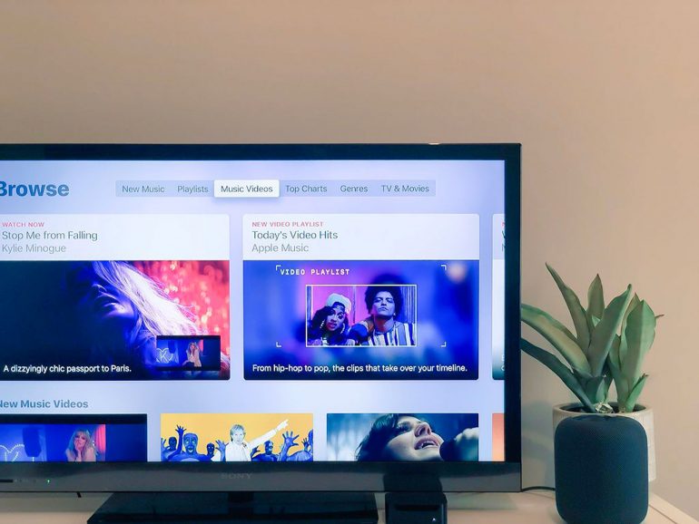 Apple Music Video Streaming With Apple TV 4K and HomePod