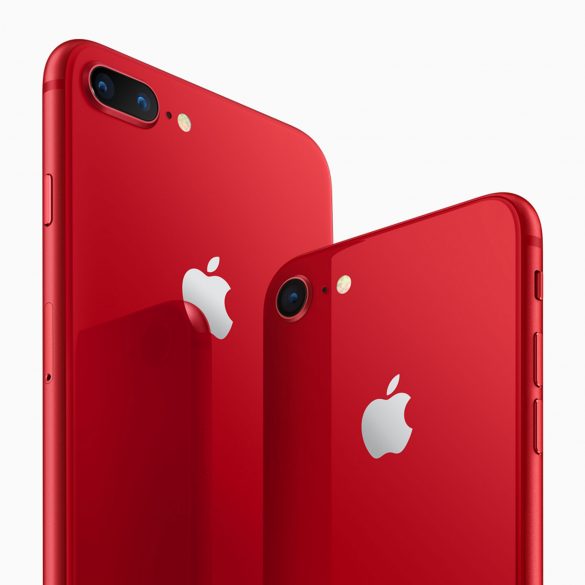 Red iPhone 8 with red iPhone 8 Plus Australia