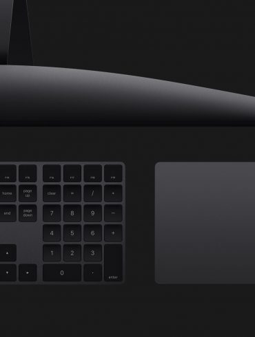 iMac Pro with Space Grey Keyboard and Magic Trackpad 2