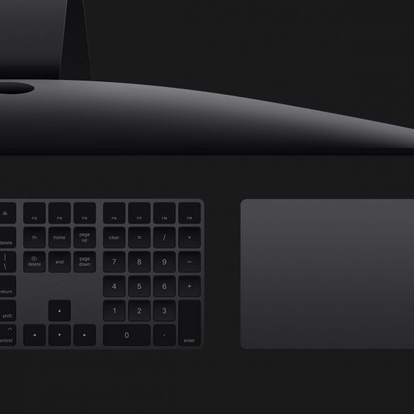 iMac Pro with Space Grey Keyboard and Magic Trackpad 2
