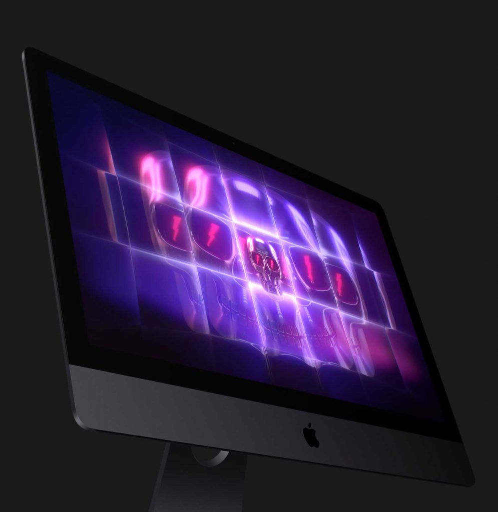 iMac Pro Display with Animation