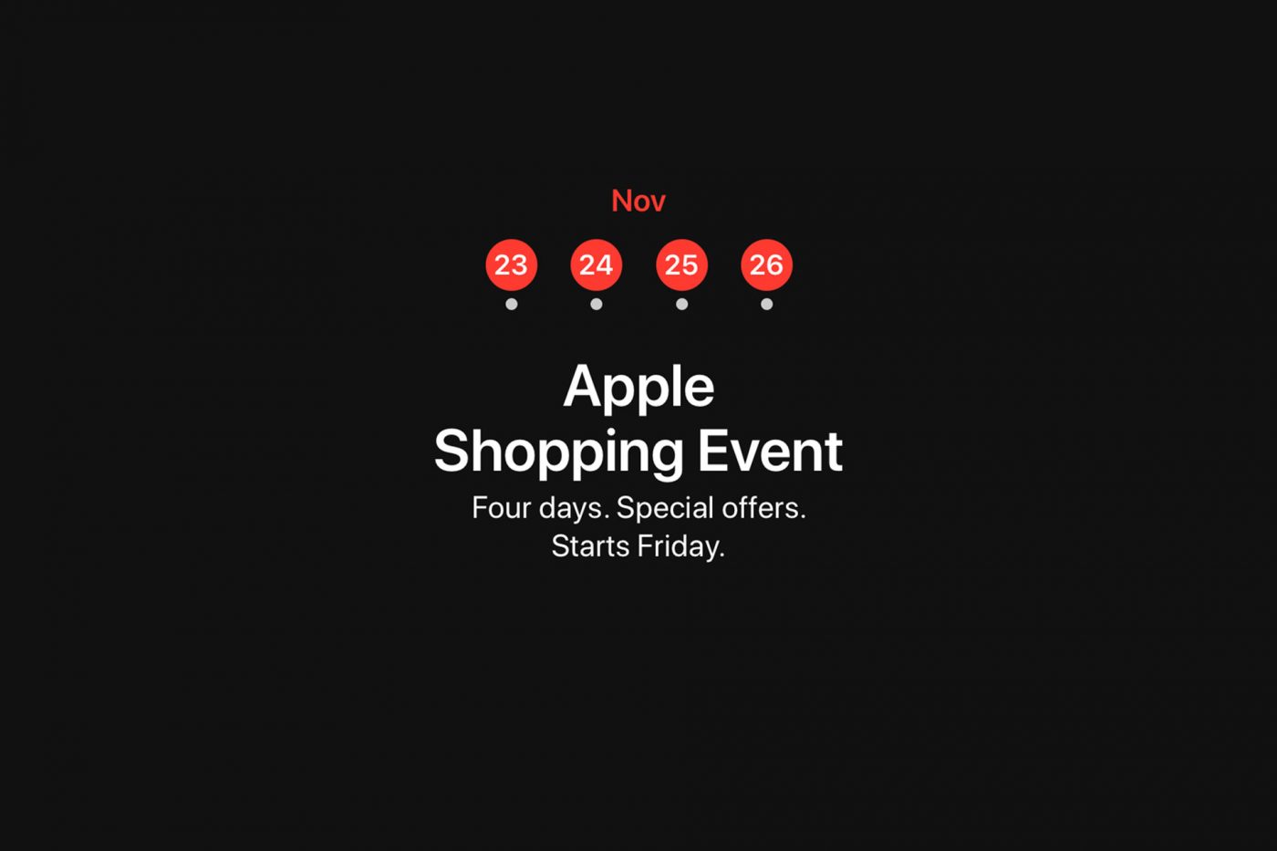 Apple-Four-Day-Shopping-Event-Australia-Black-Friday
