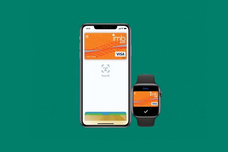 IMB Bank Apple Pay iPhone and Apple Watch
