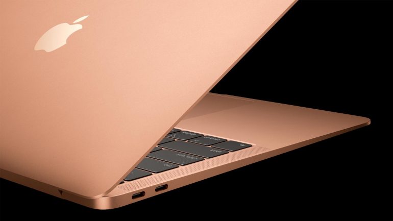 New MacBook Air 2018 In Gold