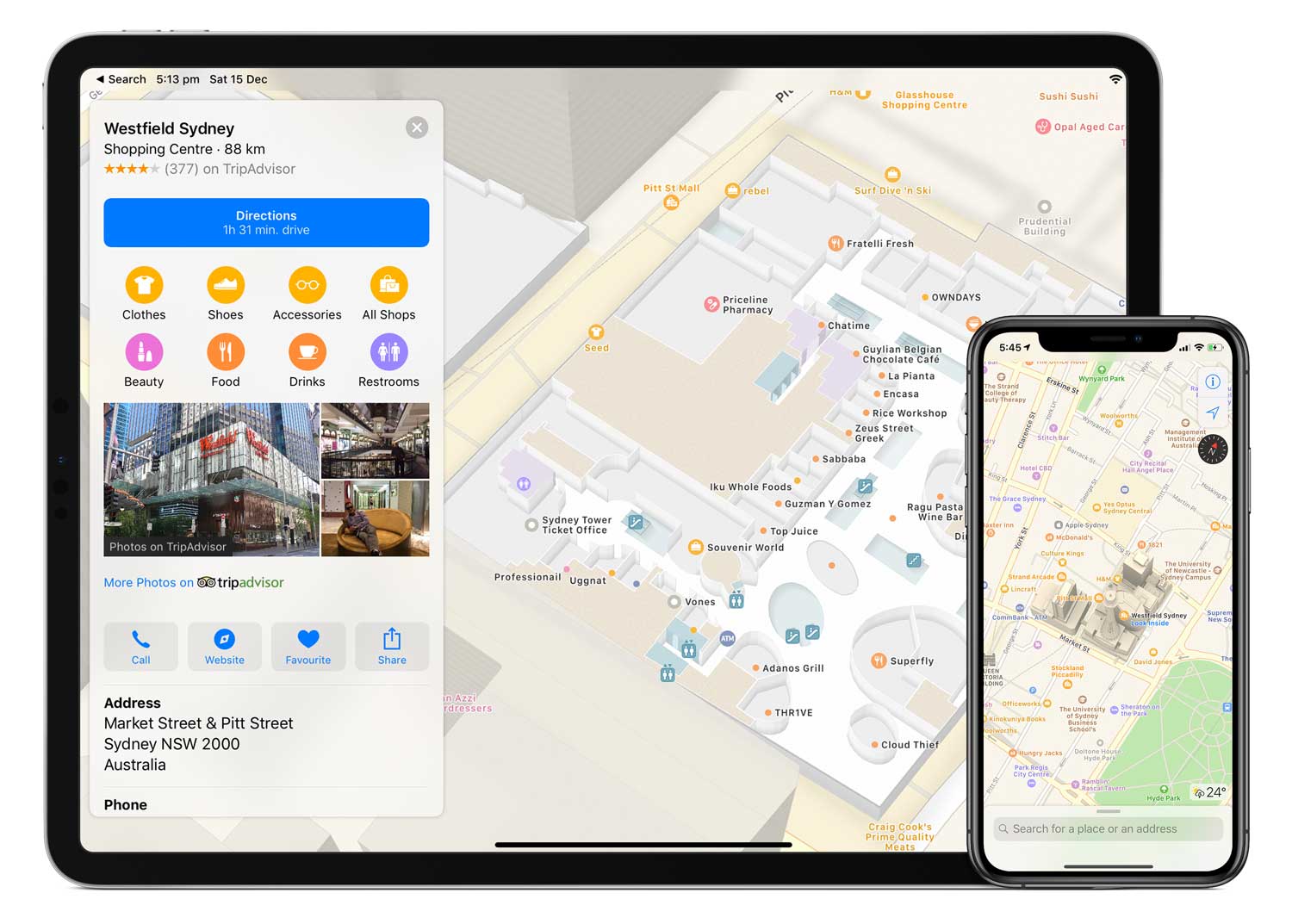 Apple-Maps-Indoor-Westfield-Sydney-on-new-iPad-Pro-and-iPhone-XS