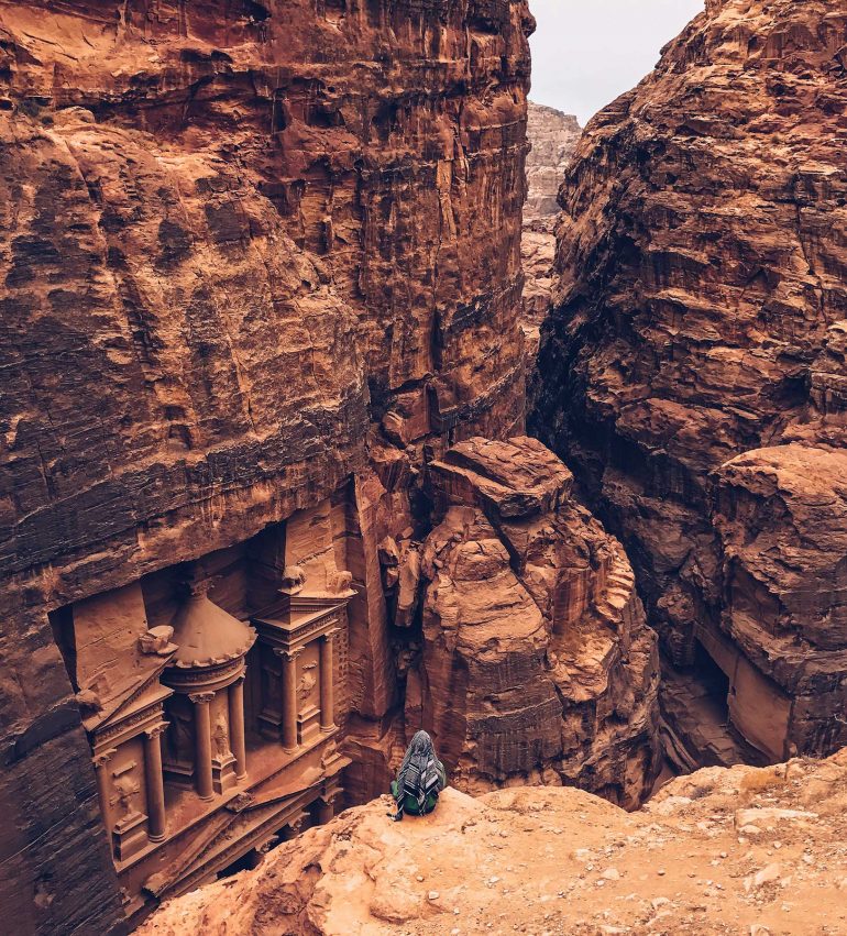 Shot-on-iPhone-Challenge-Announcement-Woman-in-front-of-Petra