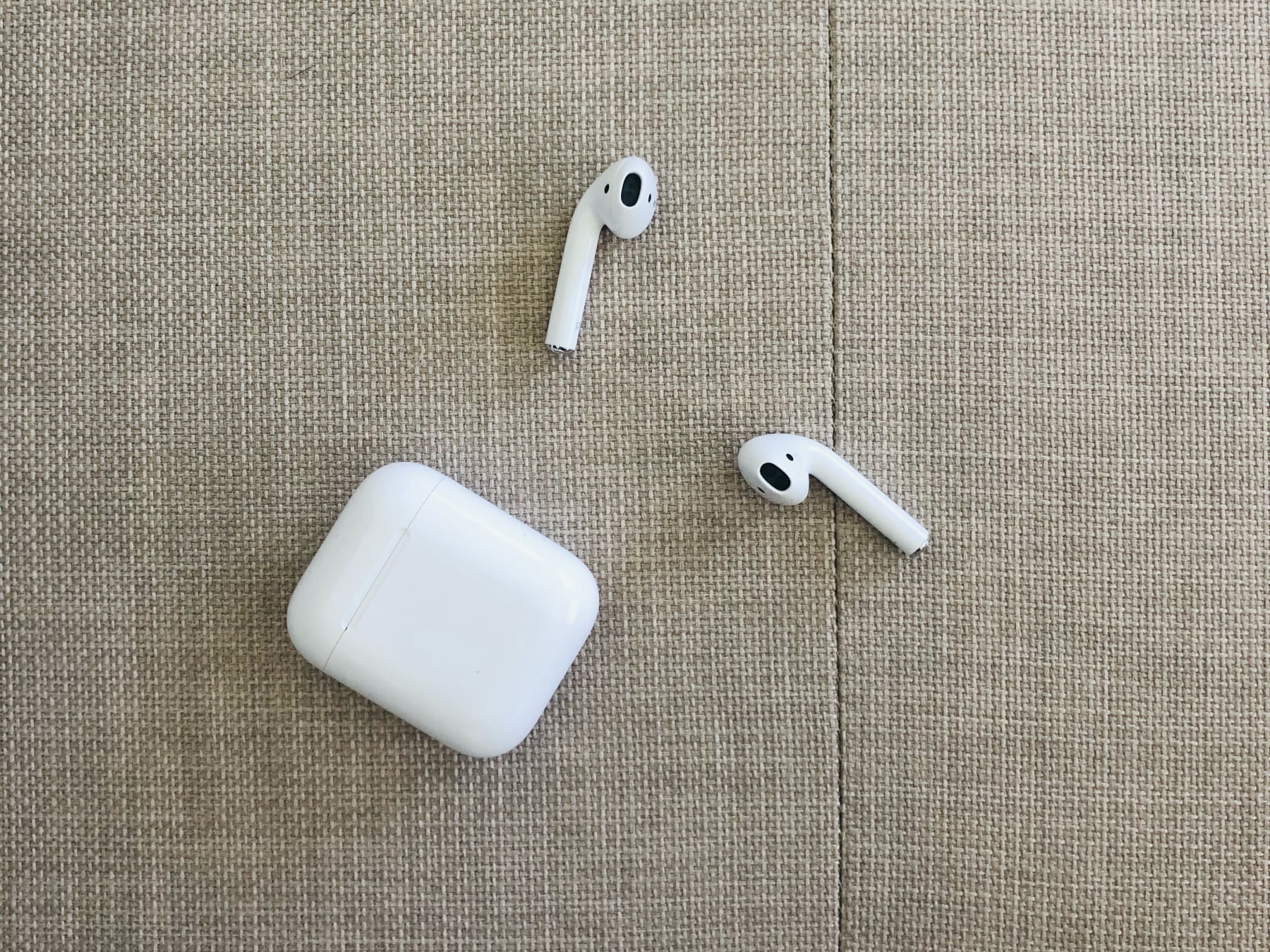 Second generation Airpods outside of charging case