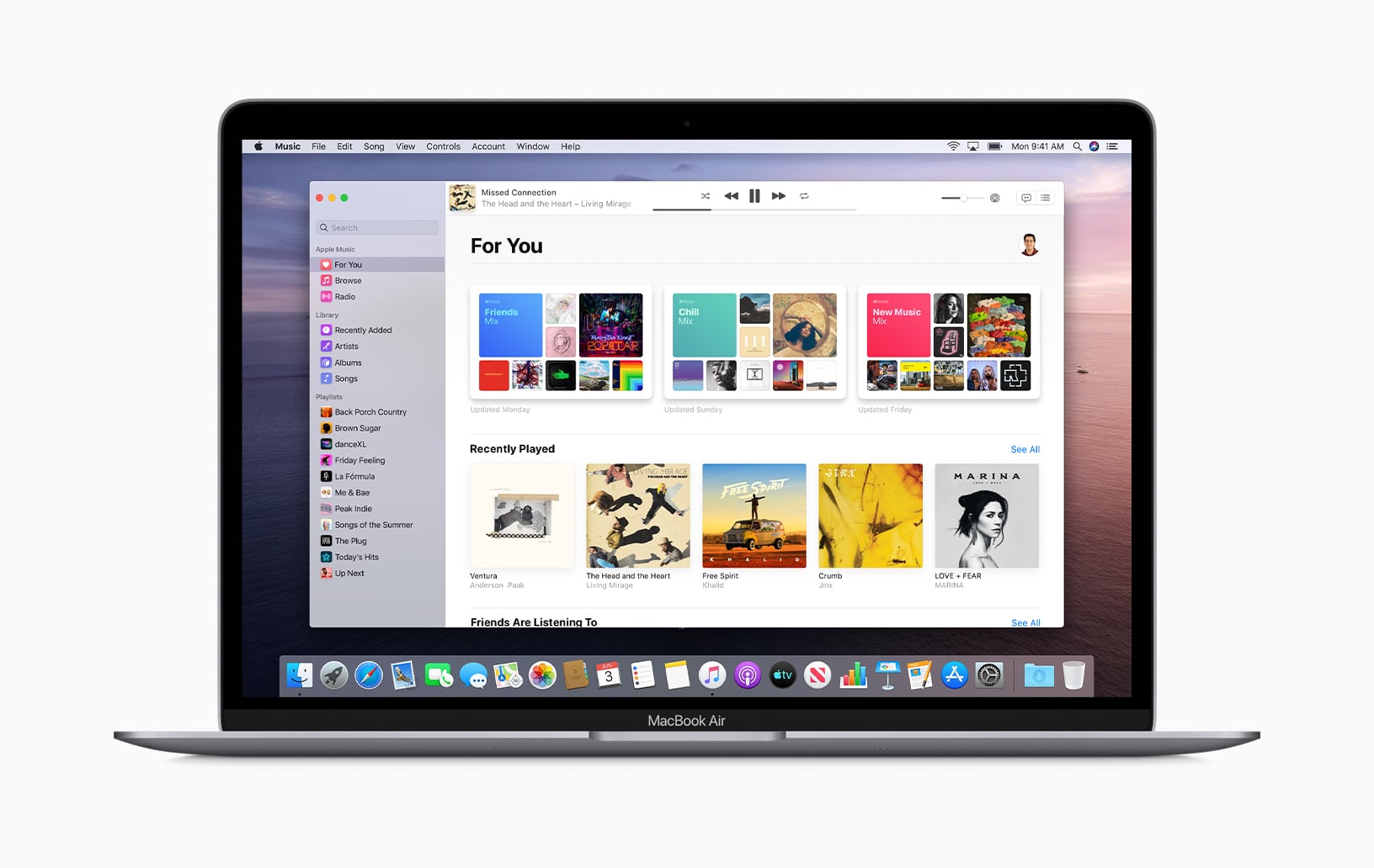 new Apple Music app on macOS Catalina