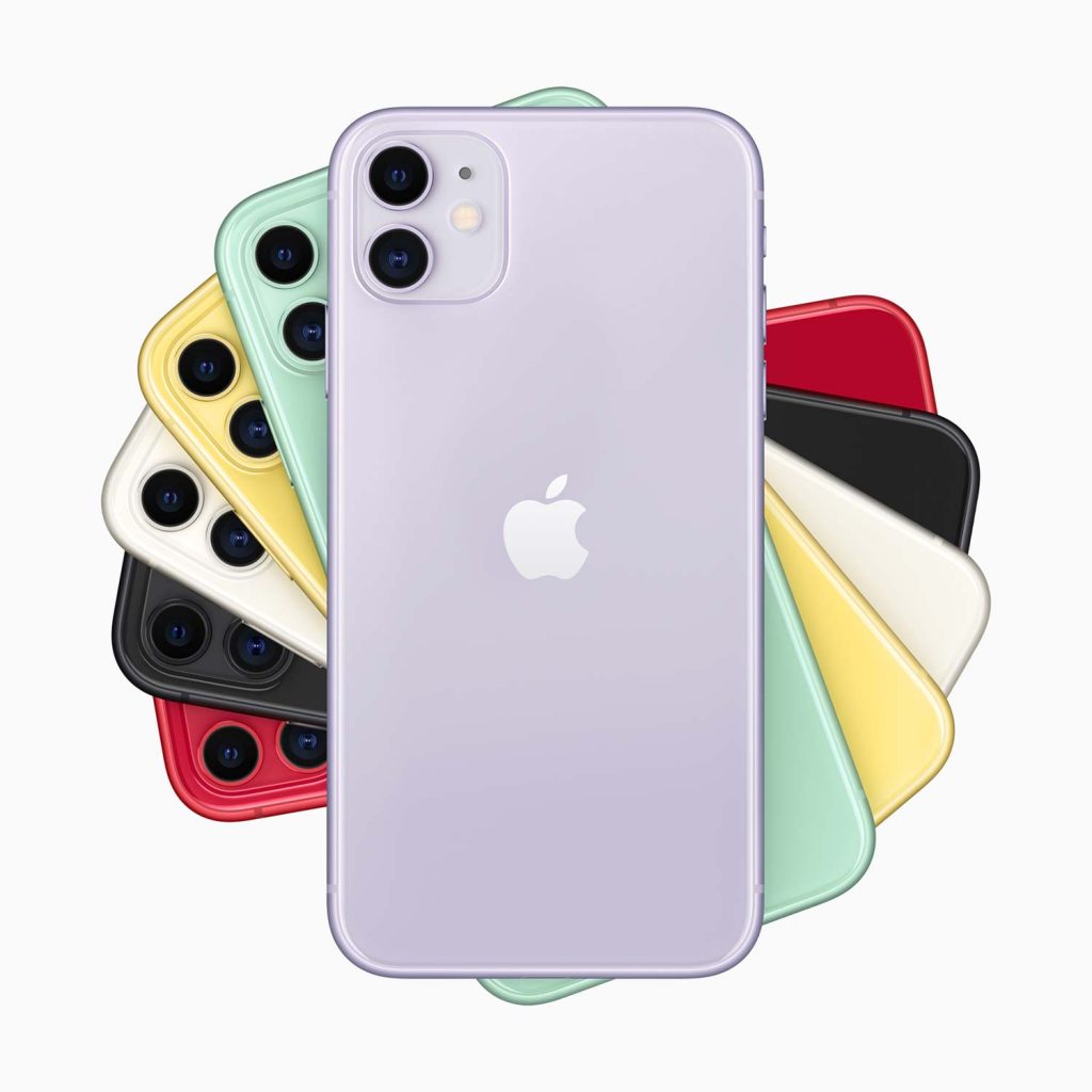 iPhone 11 colours