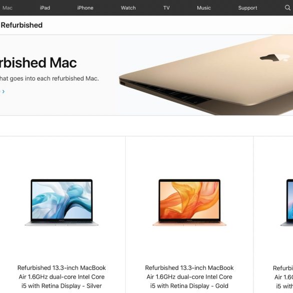 Apple MacBook Air Refurbished online store