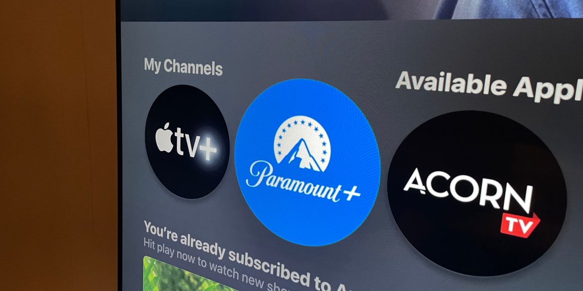 Paramount Plus Apple TV Channel