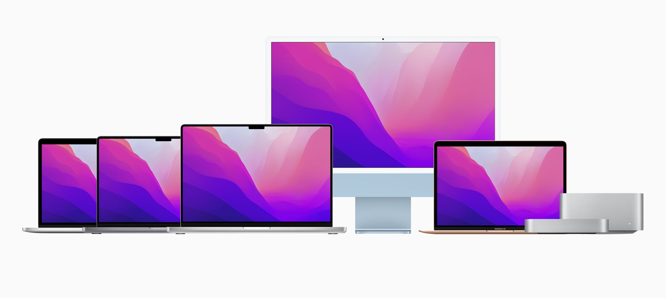 Apple Mac Lineup Early 2022